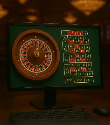 Roulette en ligne au casino GOLDEN VEGAS